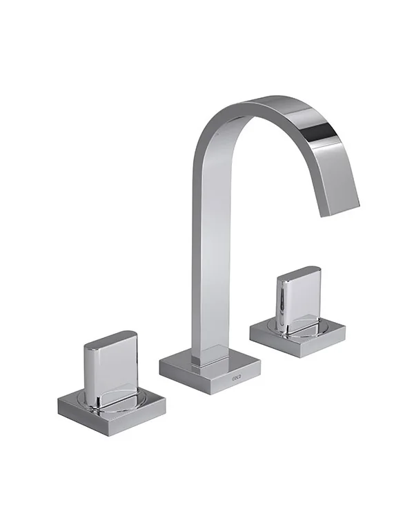 Misturador Mesa Bica Alta para Lavatorio Deca Polo Cromado 1877.C33