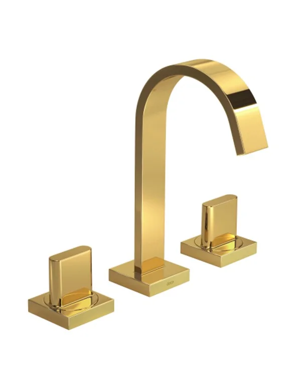 Misturador Mesa Bica Alta Para Lavatorio Deca Polo Gold 1877.GL33